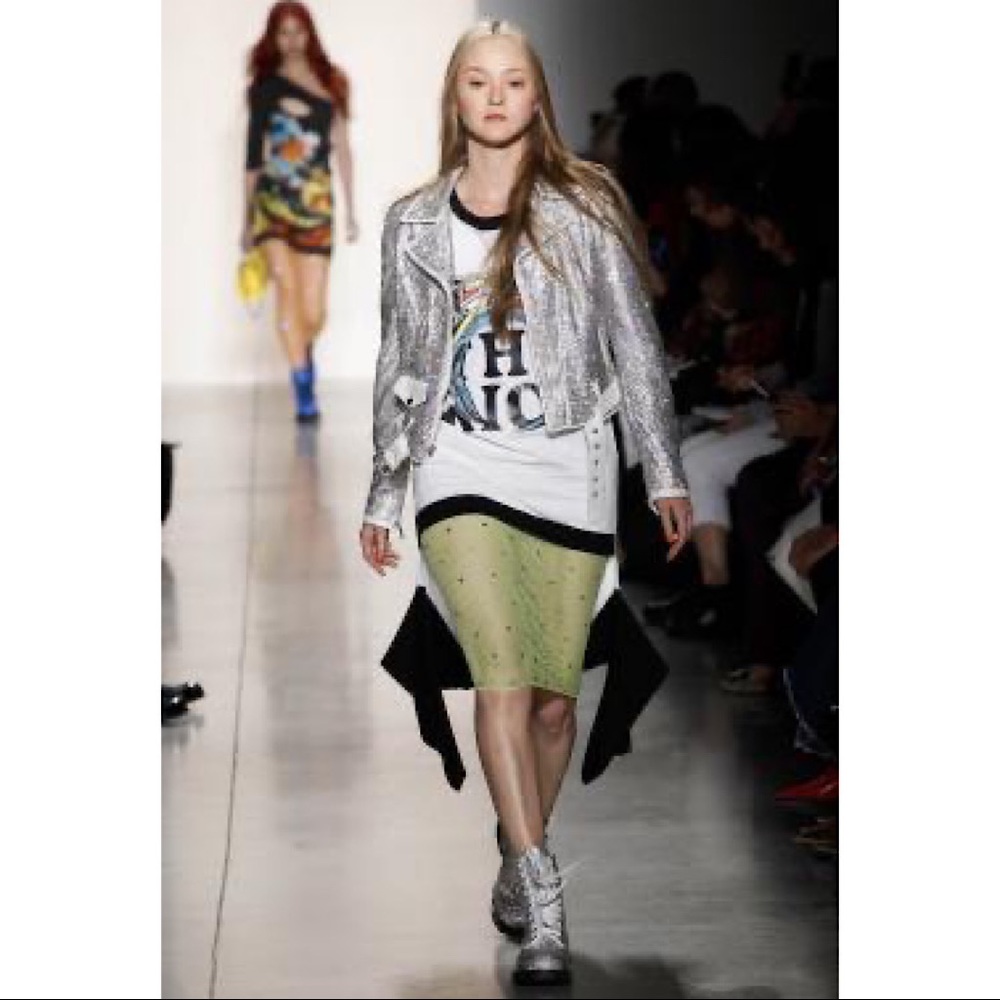 Jeremy Scott Eat The Rich Collection Graphic Dress - Picture 7 of 11